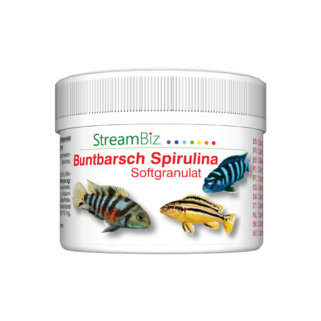 Buntbarsch Spirulina Granulat