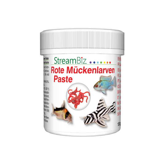 Rote Mückenlarven Paste